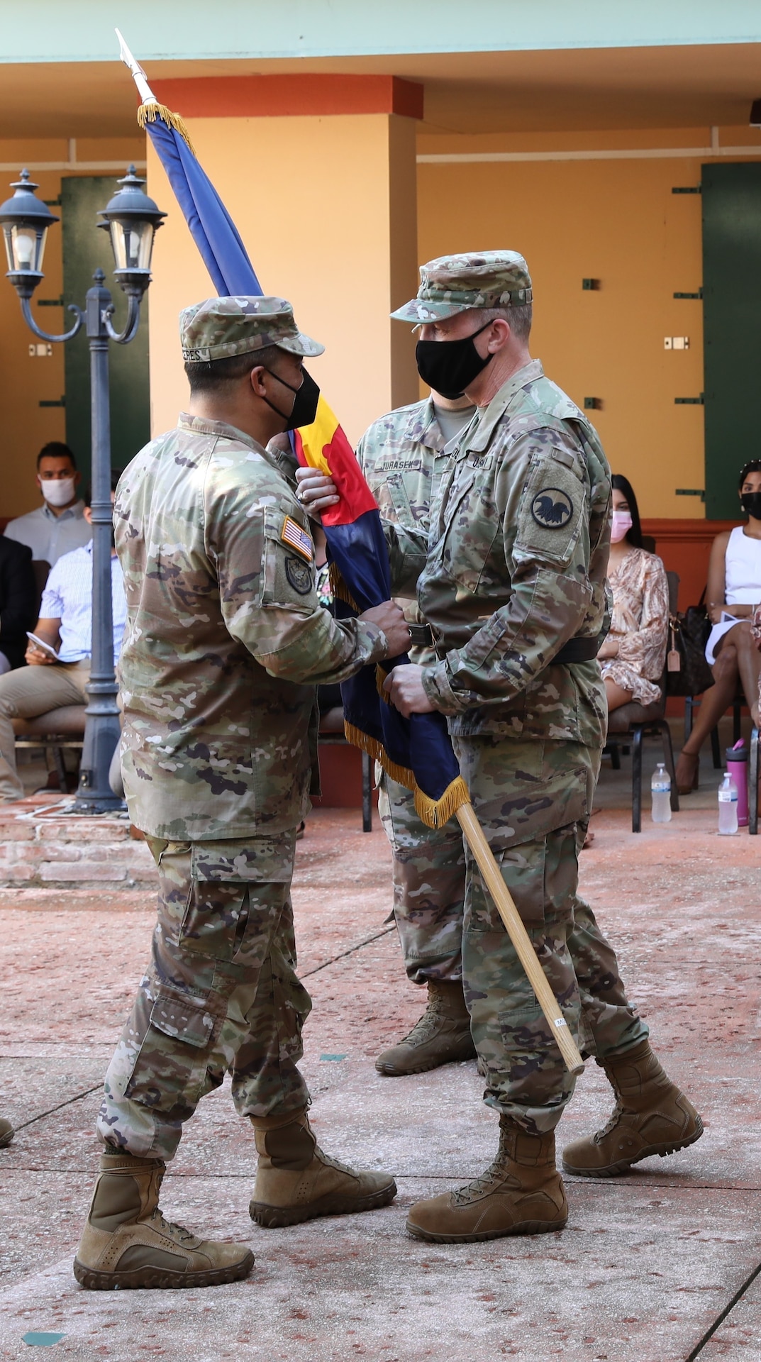 Col. Carlos Caceres assumes command of the Caribbean geographic command