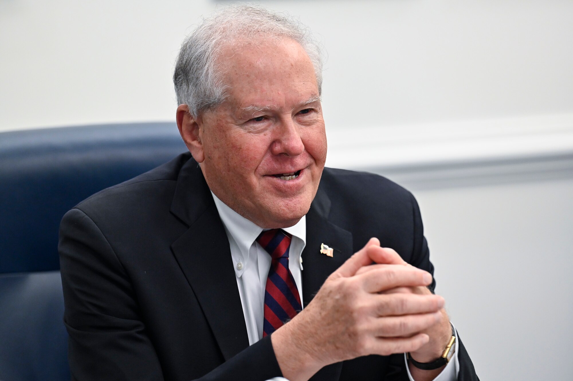 Secretary of the Air Force Frank Kendall speaks.