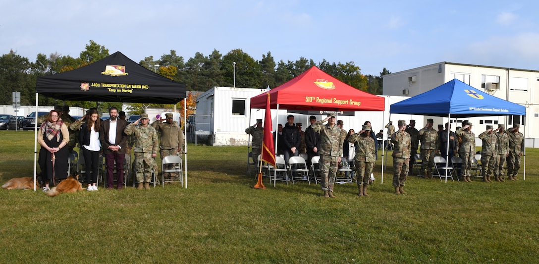 510th Regional Support Group Change of Command Ceremony