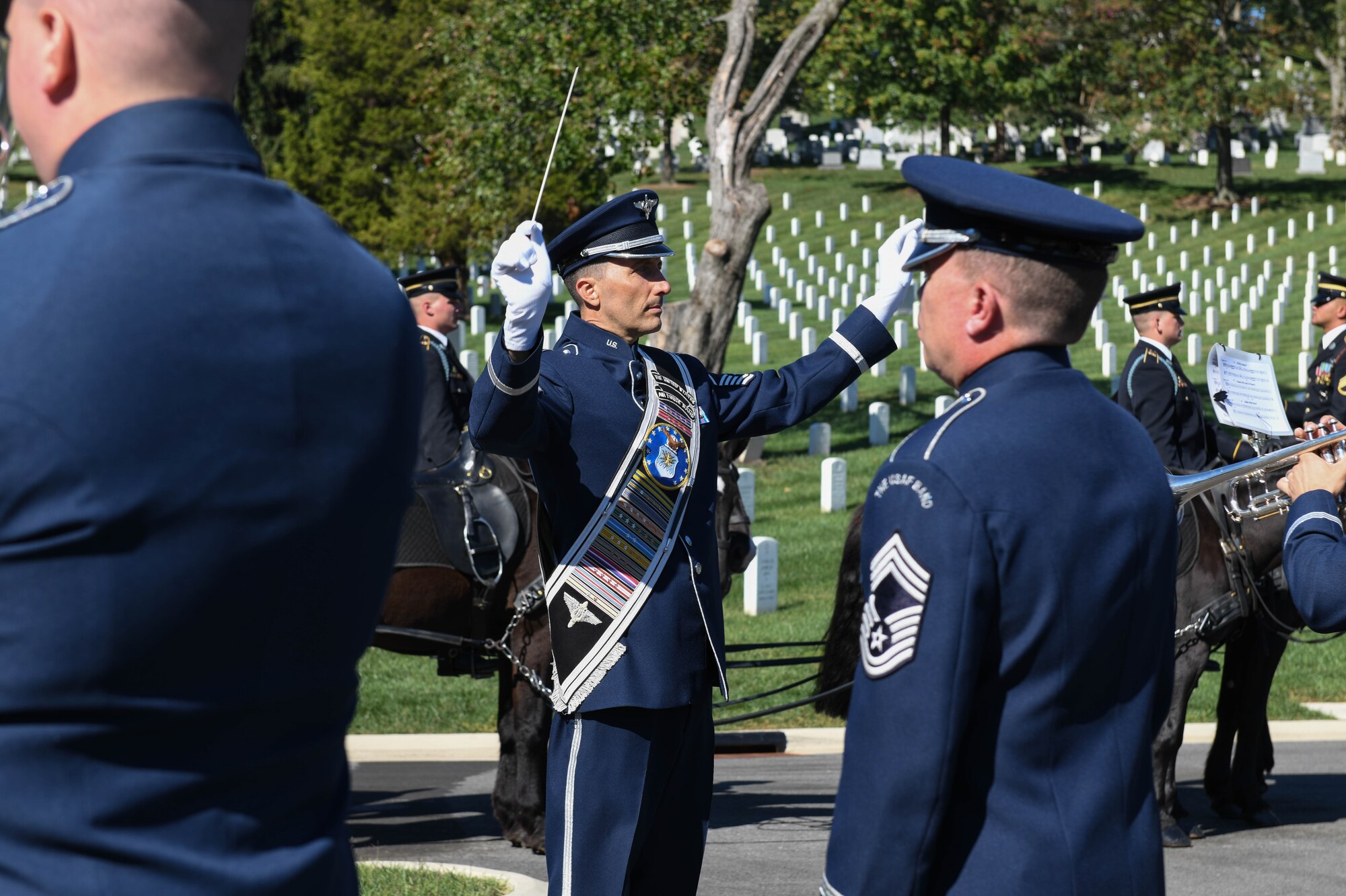 Seventy years after the disappearance of a C-124 Globlemaster II over the Atlantic Ocean, members of the 509th Bomb Wing honored, U.S. Lt. Col. James I. Hopkins, during a memorial ceremony at Arlington National Cemetery.