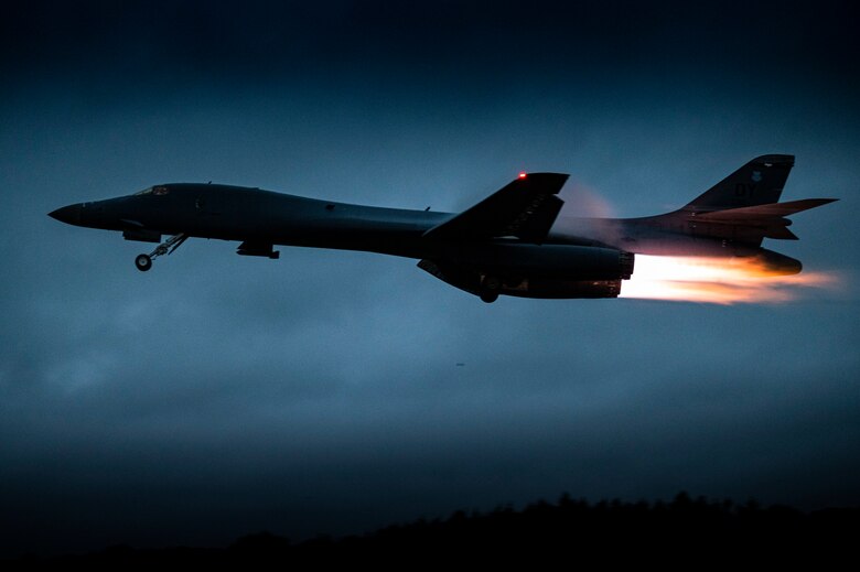 Bomber Task Force Europe:  B-1s thunder through Black Sea for maritime mission