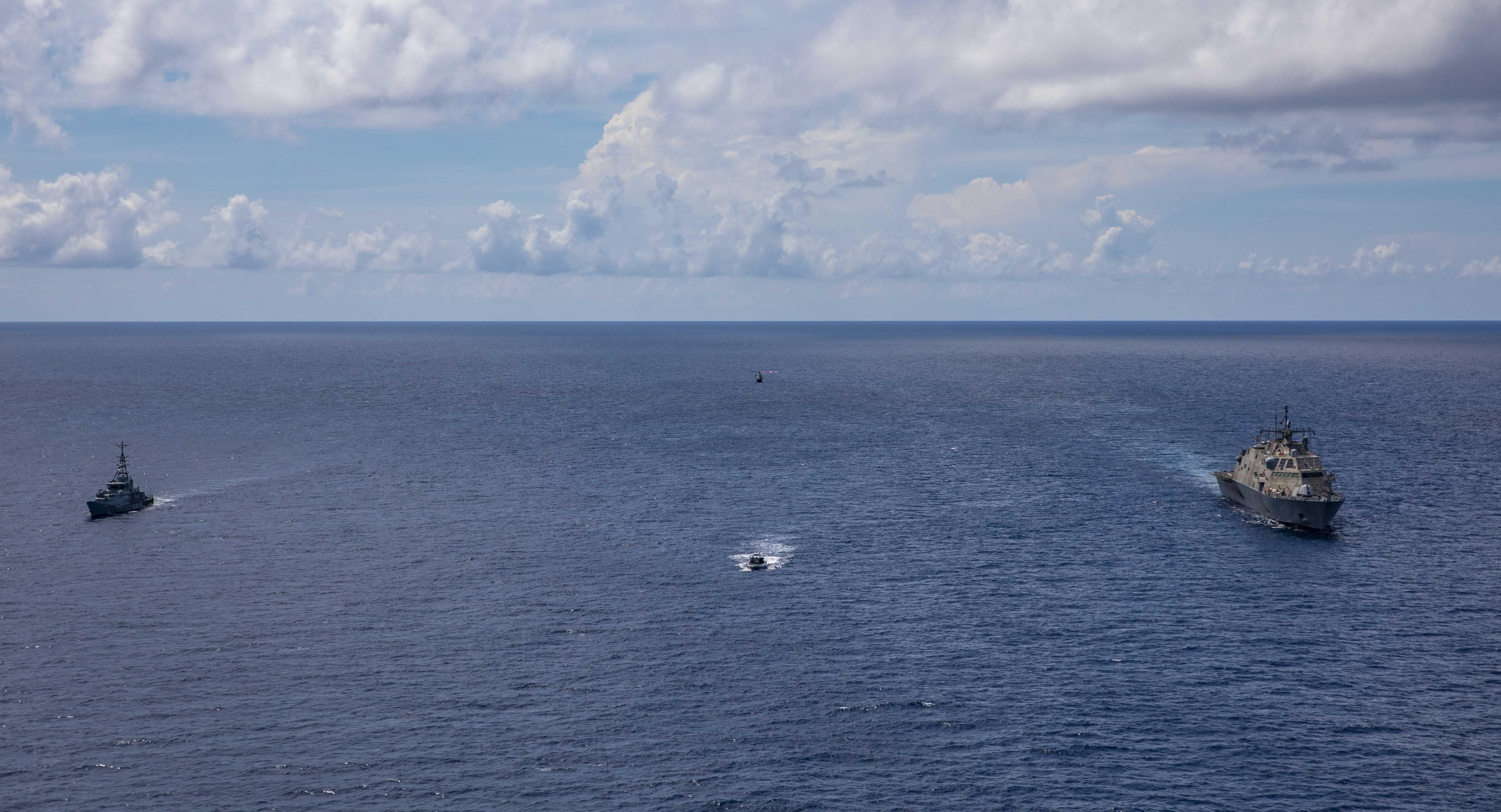U.S. Navy and Jamaica Defence Force Coast Guard Conduct a Joint
