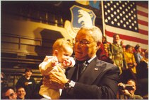 Forrest Olson, 492d Special Operations Wing requirements, shares his memories in a reflective commentary after news of the loss of former Secretary of State and Chairman of the Joint Chiefs of Staff, Gen. Colin Powell (ret.).