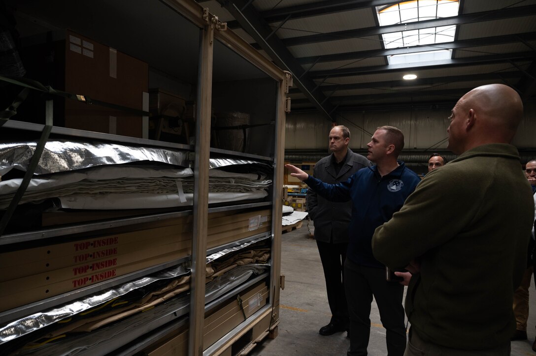 An Airman explains sections of a unit type code.