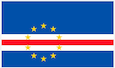A graphic of the flag of Cabo Verde.