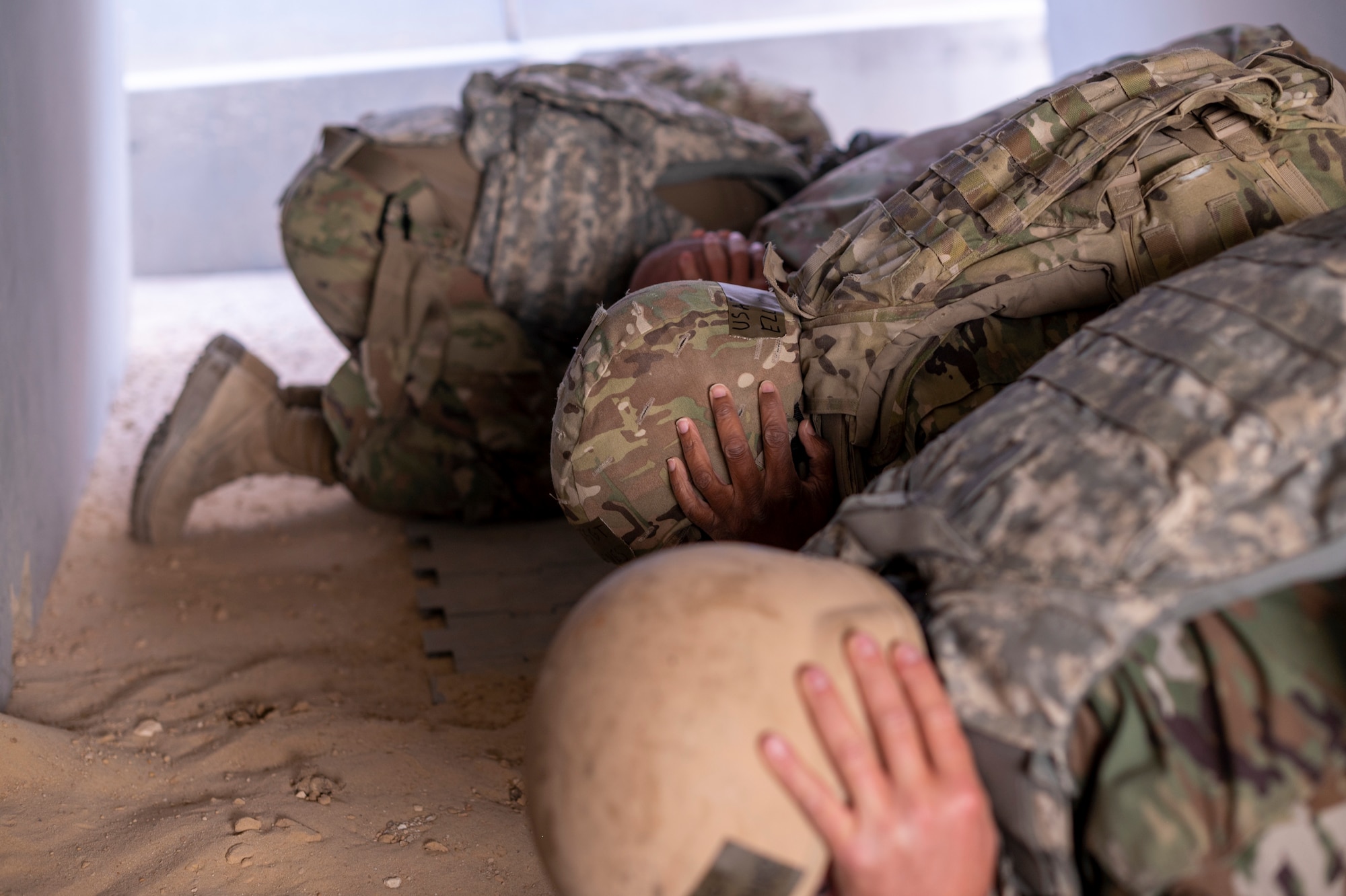 Chief meets 332nd ECES and ECS Airmen
