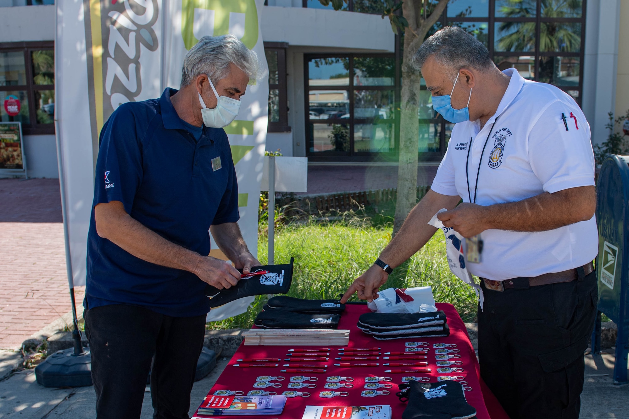 Fire Prevention Week material discussion.