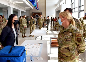 USECAF Gina Ortiz Jones visits 433rd Medical Squadron