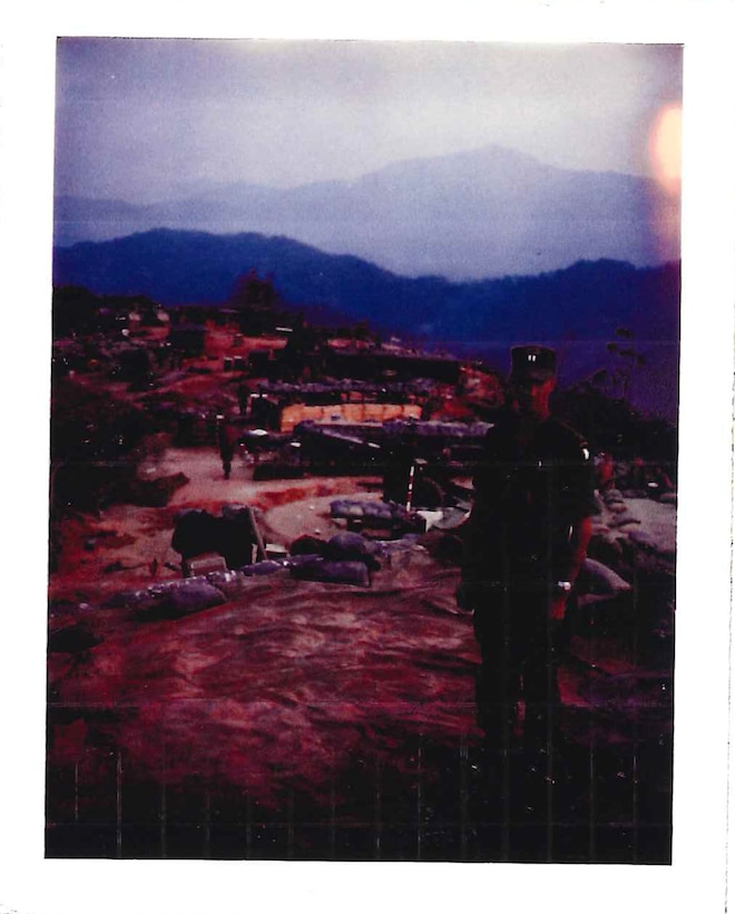 Retired Lt. Col. Dick Stoops at Firebase Fury, Vietnam in April 1969 (Photo courtesy Retired Lt. Col. Dick Stoops).