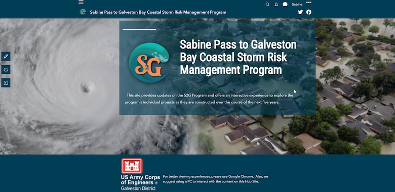 S2G, Sabine Pass to Galveston Bay, Story Map