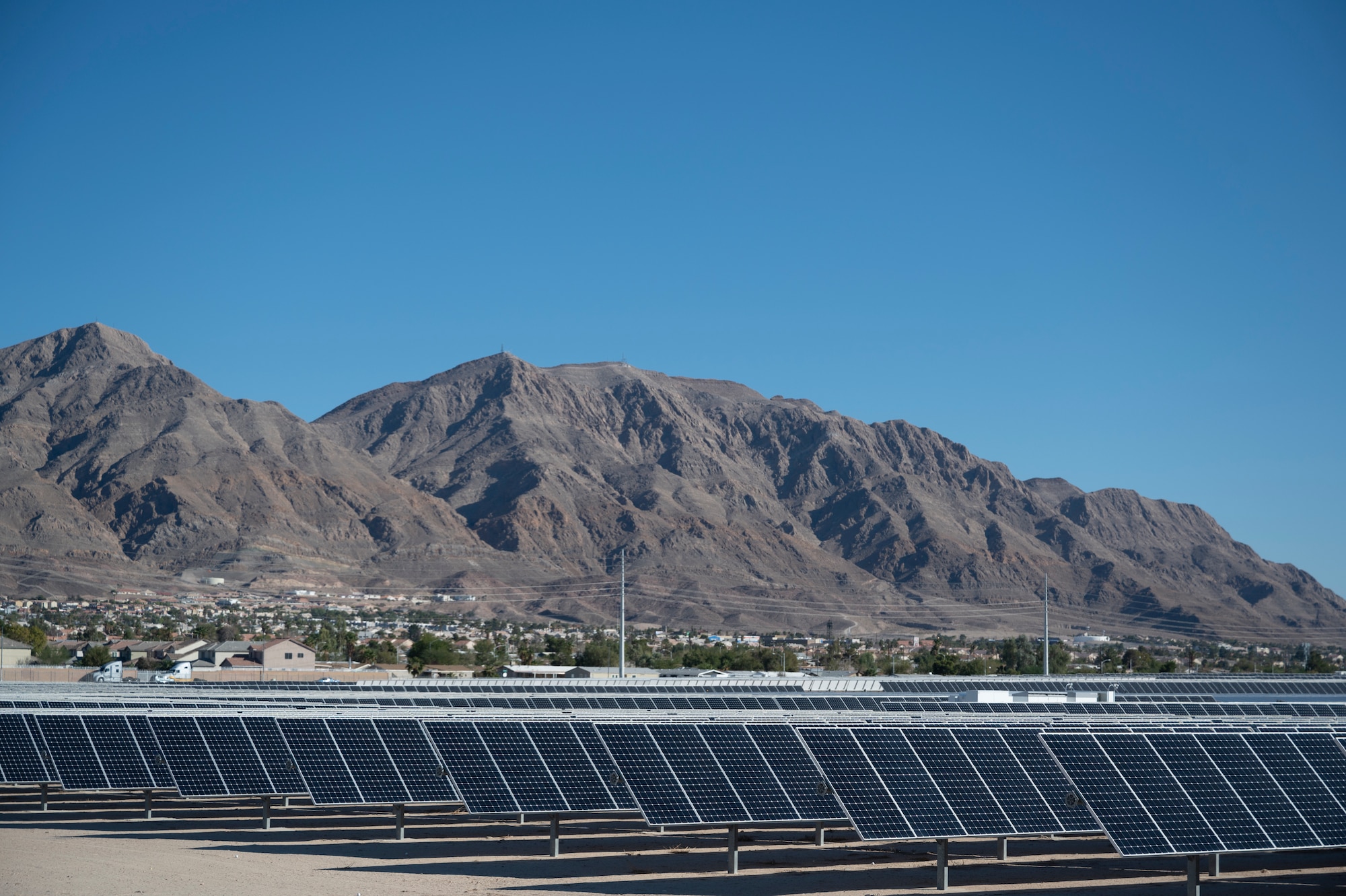 a field of solar panels