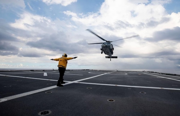 USS Tulsa Flight Operations