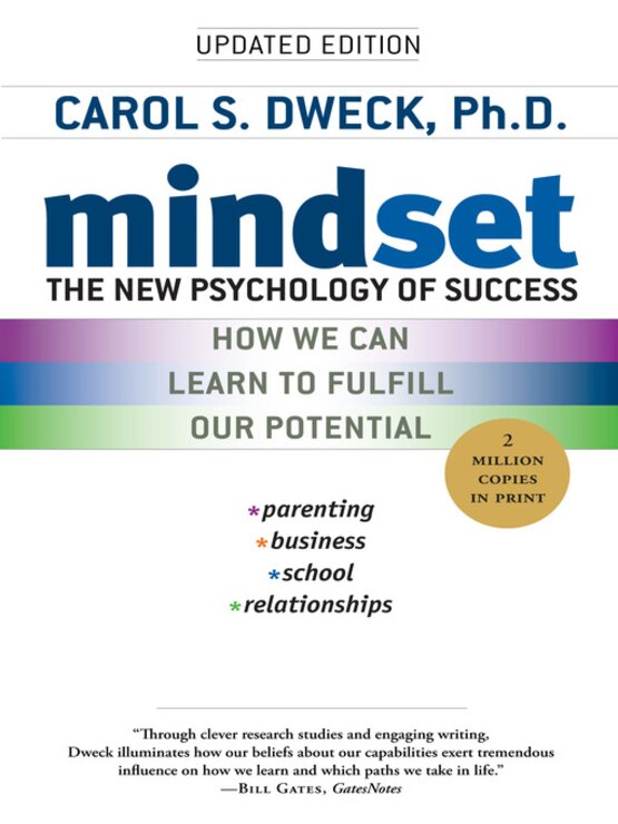 After decades of research, world-renowned Stanford University psychologist Carol S. Dweck, Ph.D., discovered a simple but groundbreaking idea: the power of mindset. In this brilliant book, she shows how success in school, work, sports, the arts, and almost every area of human endeavor can be dramatically influenced by how we think about our talents and abilities. People with a fixed mindset—those who believe that abilities are fixed—are less likely to flourish than those with a growth mindset—those who believe that abilities can be developed. Mindset reveals how great parents, teachers, managers, and athletes can put this idea to use to foster outstanding accomplishment.

In this edition, Dweck offers new insights into her now famous and broadly embraced concept. She introduces a phenomenon she calls false growth mindset and guides people toward adopting a deeper, truer growth mindset. She also expands the mindset concept beyond the individual, applying it to the cultures of groups and organizations. With the right mindset, you can motivate those you lead, teach, and love—to transform their lives and your own.