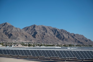 a field of solar panels