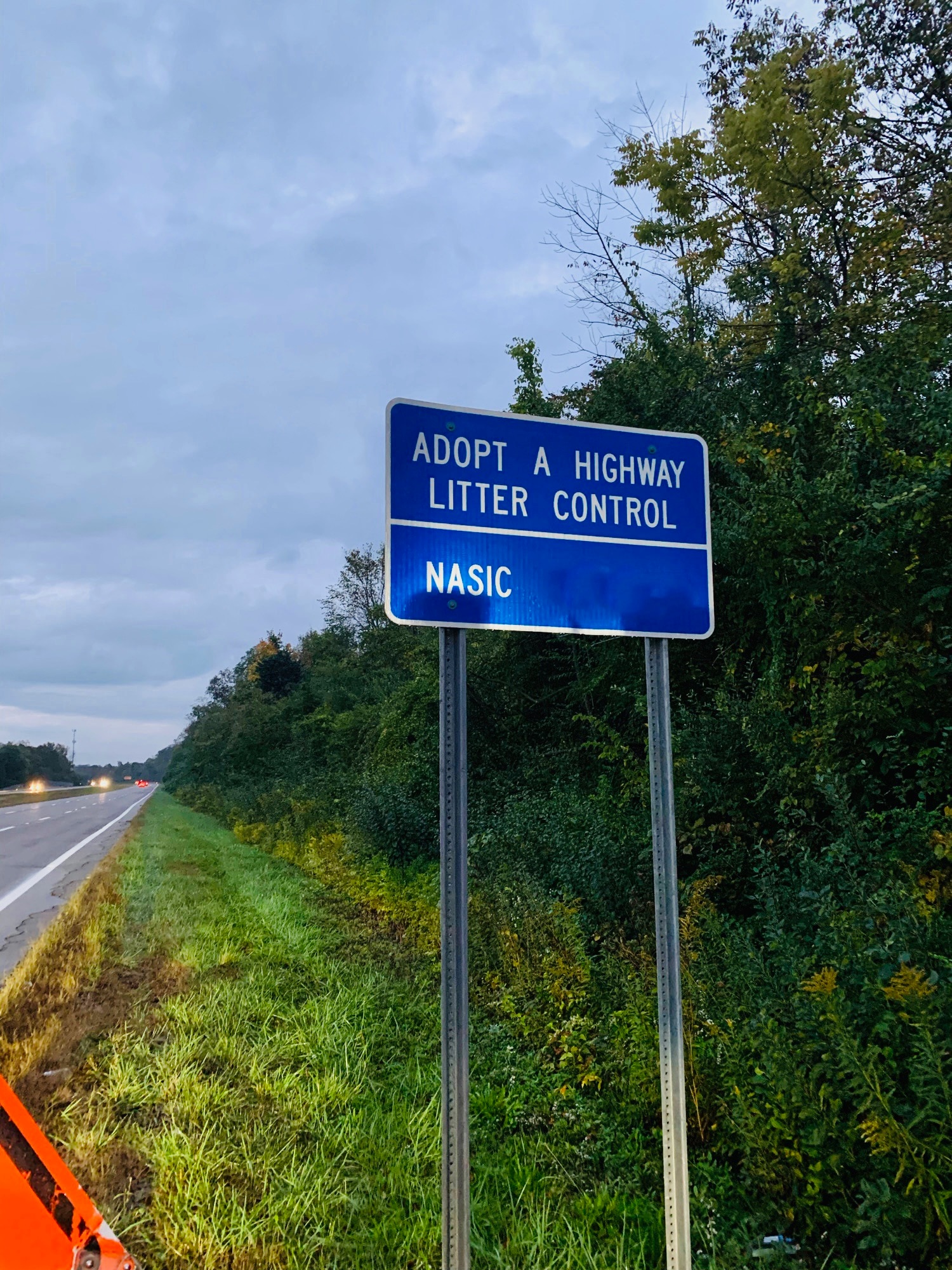 Volunteers from the National Air and Space Intelligence Center on Wright-Patterson Air Force Base devoted their time to picking up trash Oct. 7 on state Route 444 as part of an Adopt-A-Highway community-cleanup program with the Ohio Department of Transportation. (Contributed photo)
