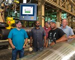 The newly acquired Computer Numerical Controlled (CNC) Submerged Arc Welder (SAW) arrived at Norfolk Naval Shipyard thanks to support from individuals from Code 926, Code 930, Code 981, and Code 138.