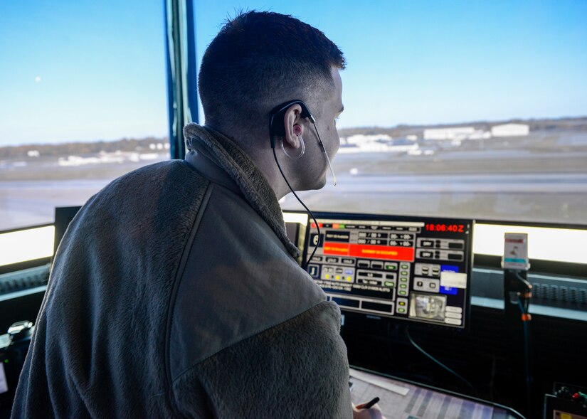 Airman excels in air traffic control