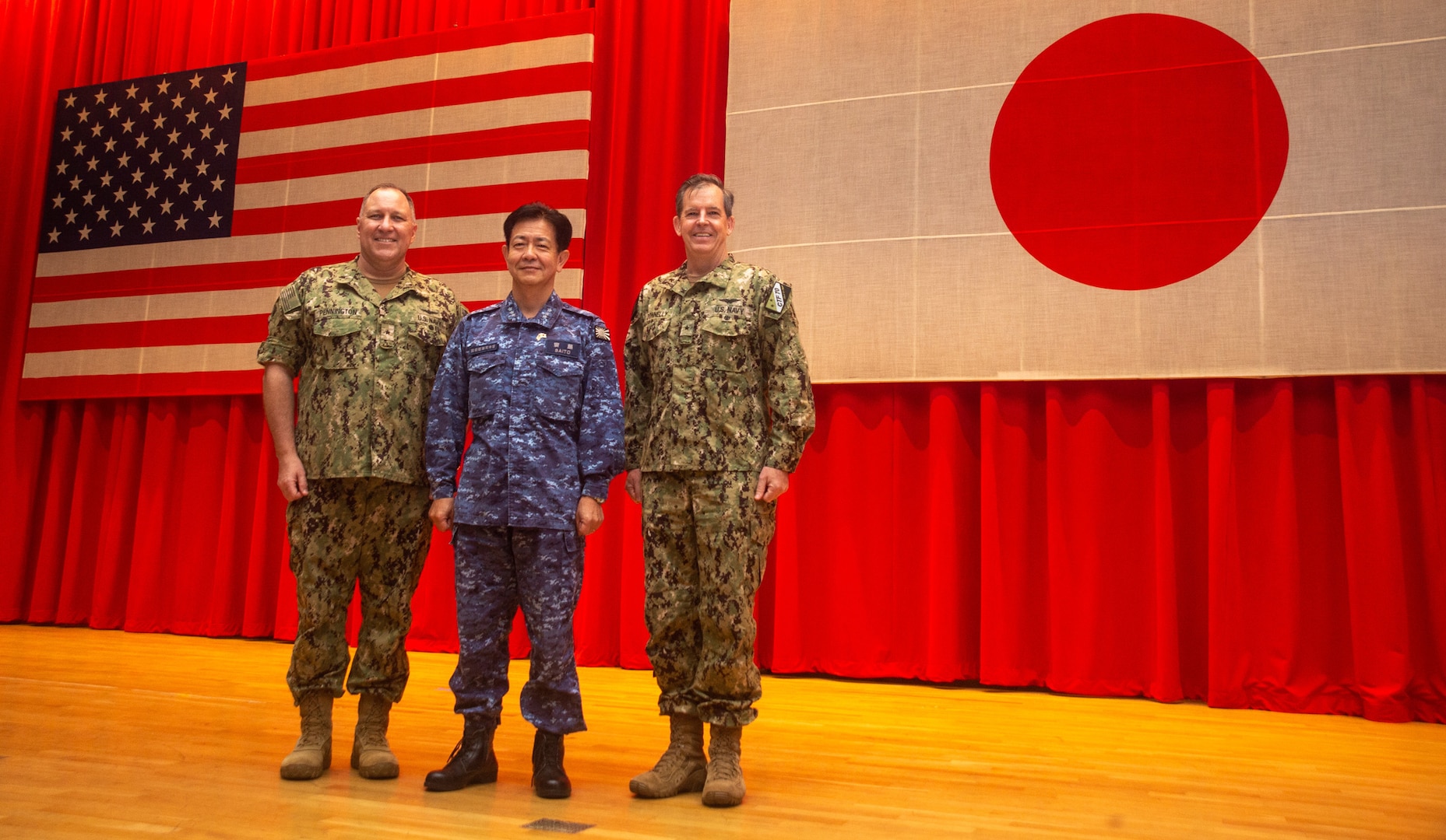 Task Force 70 Conducts Change of Command