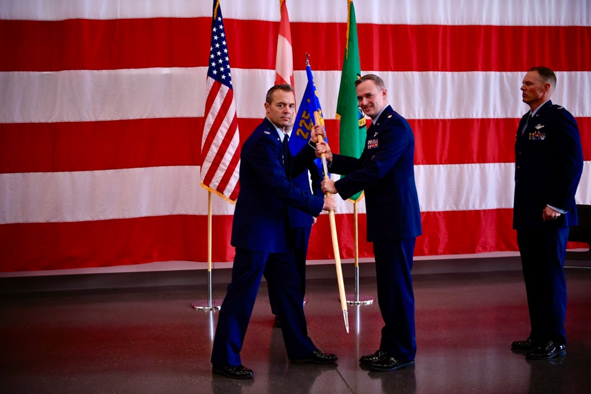 change of command ceremony passing the unit guidon