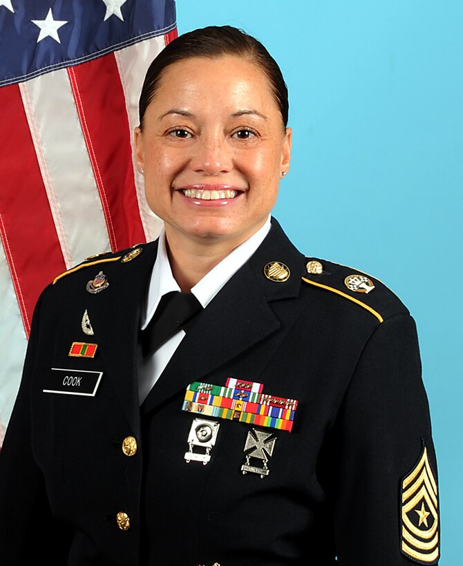 SGM Sandra M. Cook serves as interim command sergeant major for the 99th Readiness Division
