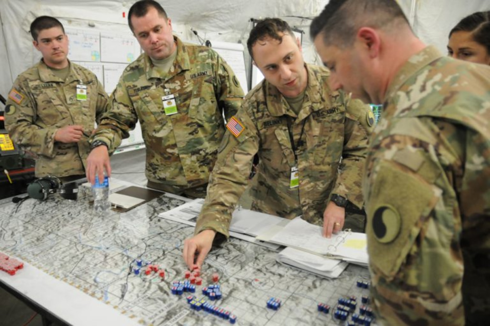 116th IBCT staff conducts command post exercise to prepare for Warfighter