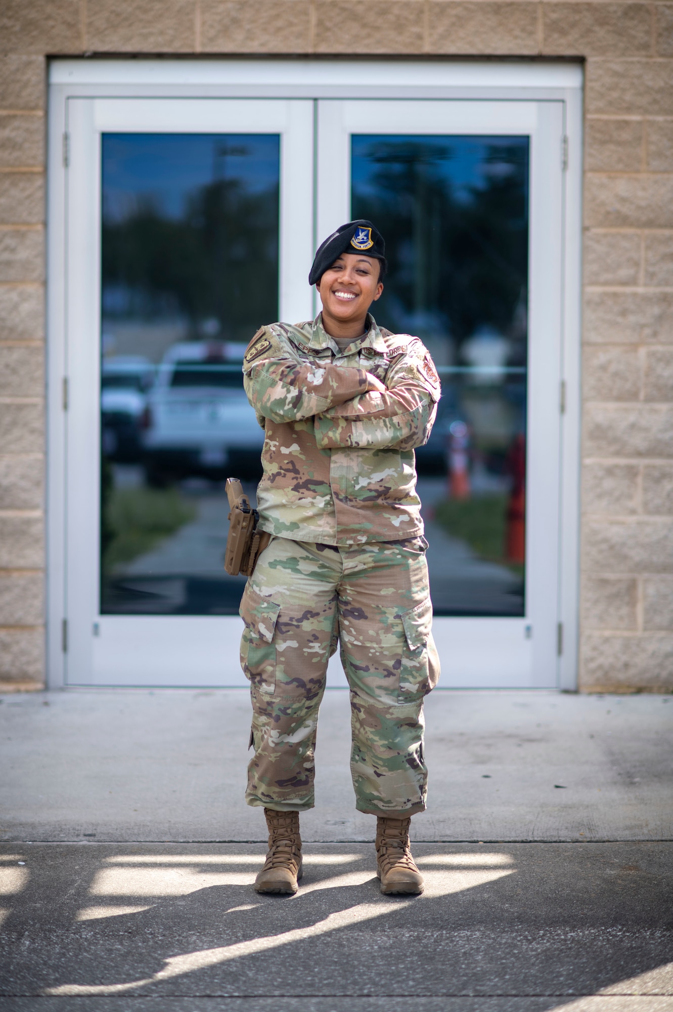 Woman poses for a photo