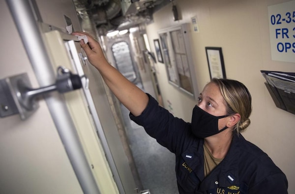 USS Tulsa Cleaning Stations