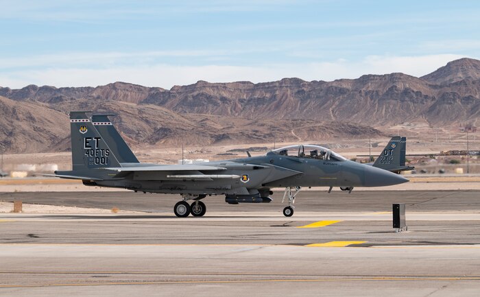 An F-15EX Eagle II Fighter Jet