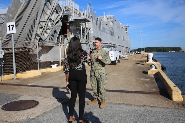 USNS Burlington (T-EPF 10) returned home to Joint Expeditionary Base Little Creek – Fort Story, Va., Oct. 15, after a three and a half month deployment in U.S. Naval Forces Southern Command, U.S. Fourth Fleet’s area of operations, which includes the waters adjacent to Central and South America and the Caribbean Sea.