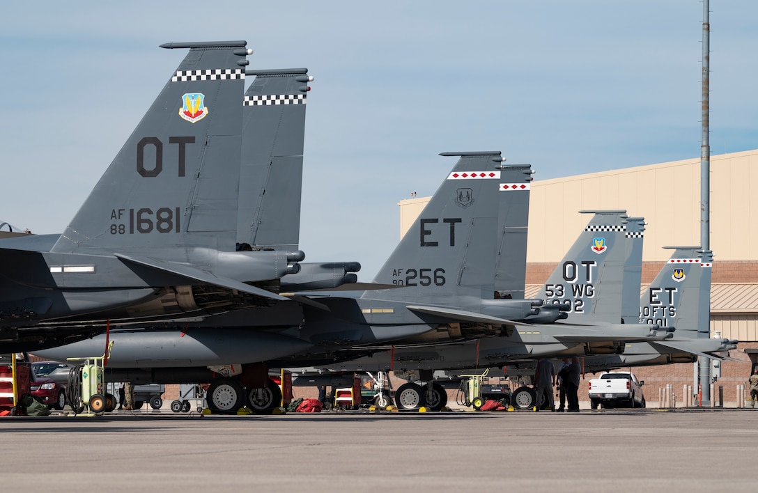 An F-15EX Eagle II Fighter Jet