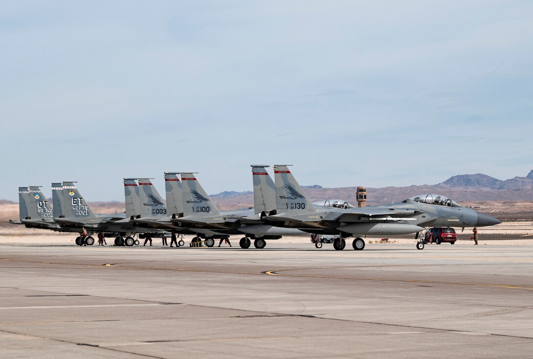 An F-15EX Eagle II Fighter Jet