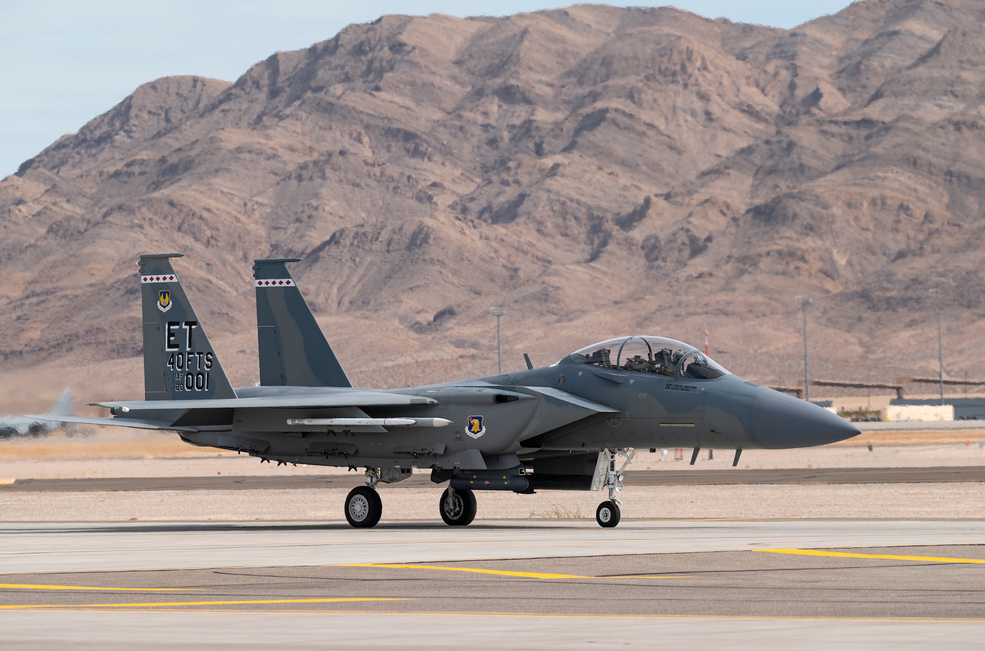 An F-15EX Eagle II Fighter Jet