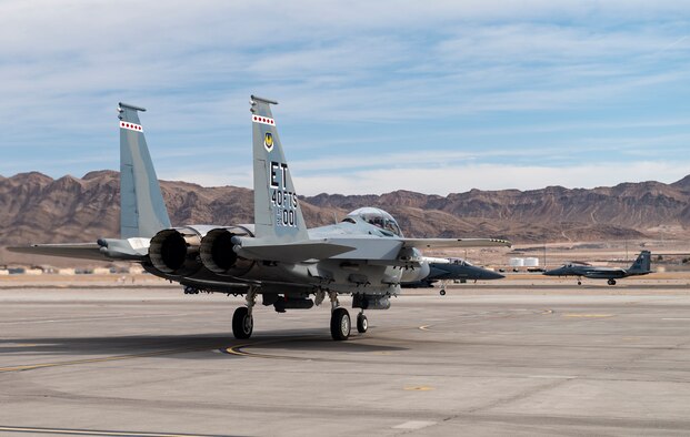 An F-15EX Eagle II Fighter Jet