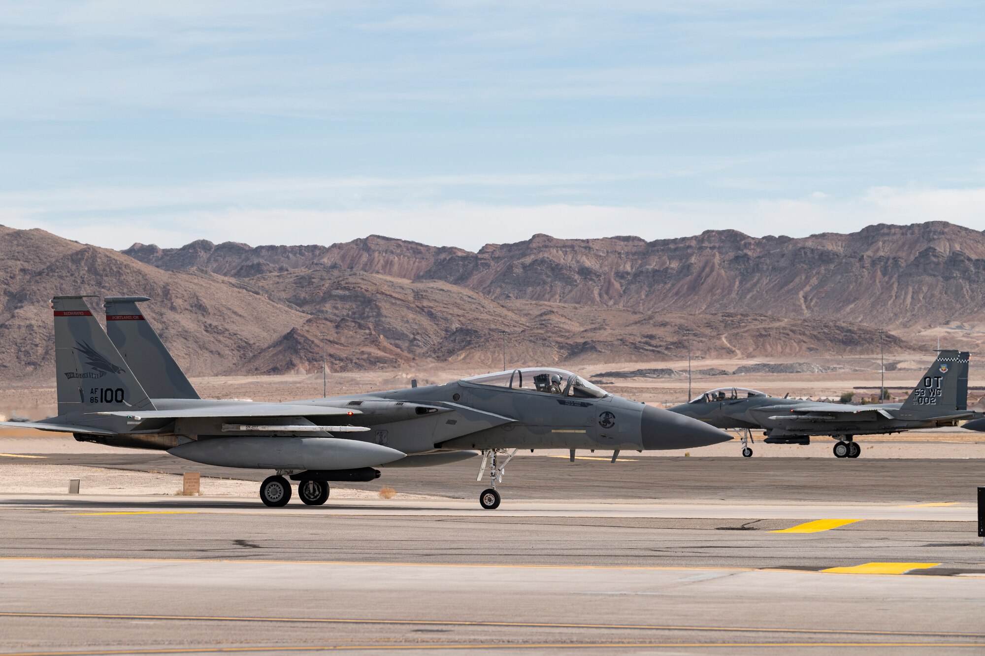 An F-15EX Eagle II Fighter Jet