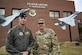 The 1st Fighter Wing command team poses for a photo.