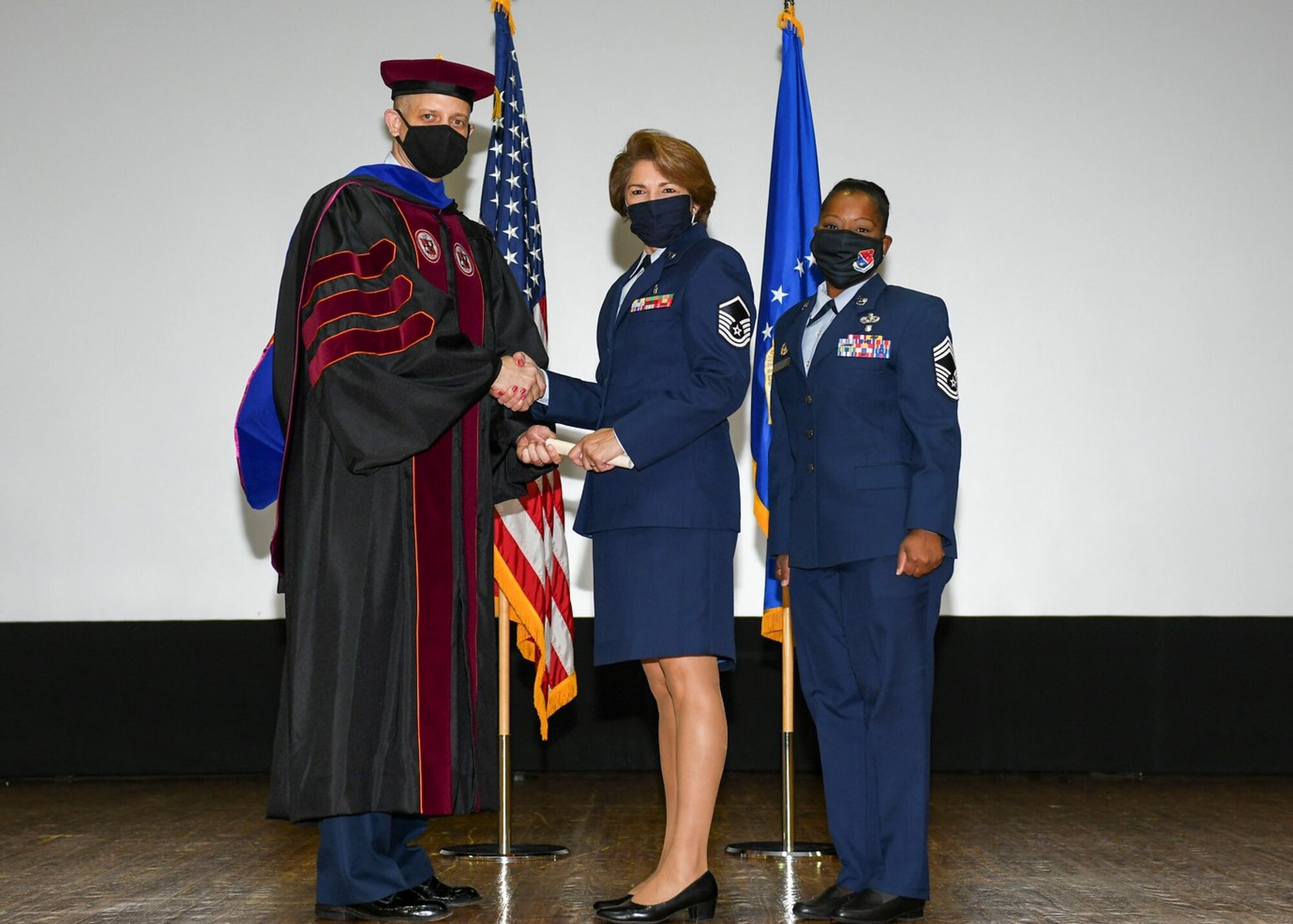 459th ARW NCOs graduate from CCAF
Master Sgt. Maria Clark of the 459th Aerospace Medicine  graduated from the Community College of the Air Force during its ceremony held at the Joint Base Andrews theater on Oct. 21, 2021.
