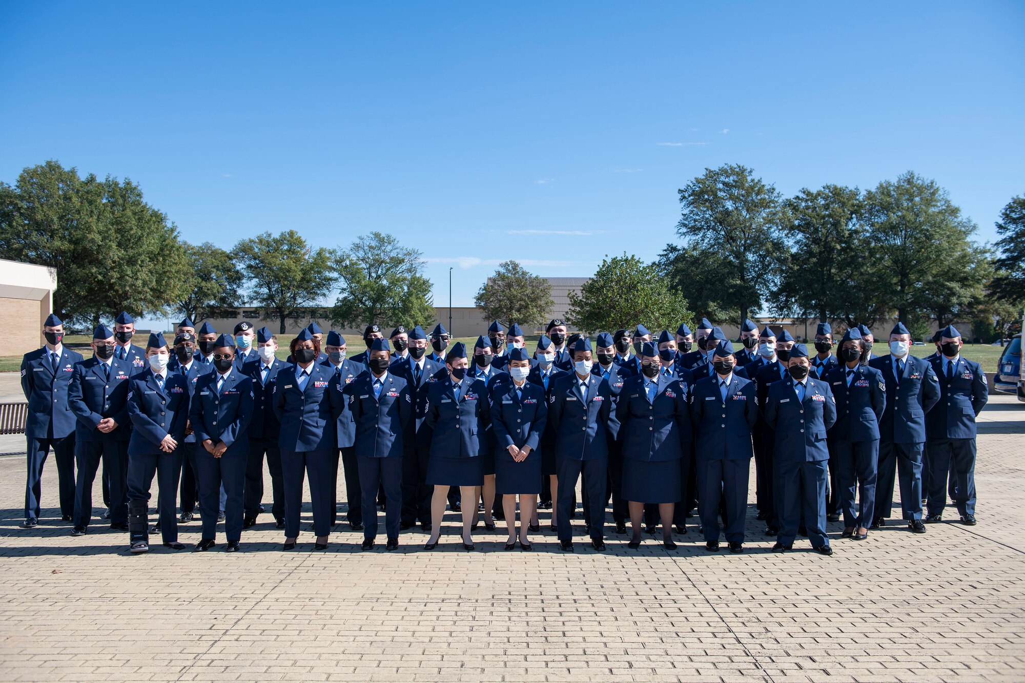 459th ARW NCOs graduate from CCAF
Master Sgt. Maria Clark of the 459th Aerospace Medicine Squadron and Master Sgt. Mary Ly of the 459th Maintenance Group graduated from the Community College of the Air Force during its ceremony held at the Joint Base Andrews theater on Oct. 21, 2021.