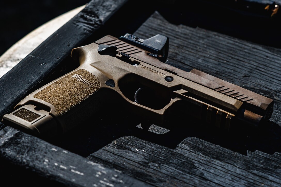 A photo of a weapon.