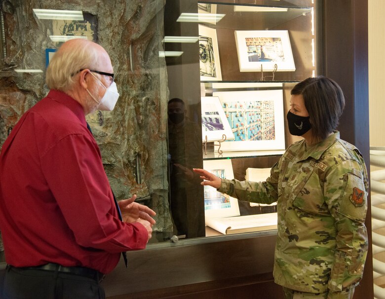 CMSAF speak with Cheyenne Mountain personnel