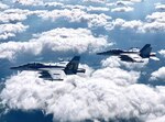 CAMP DOUGLAS, Wisc. (Aug. 17, 2021) EA-18G Growlers assigned to the 