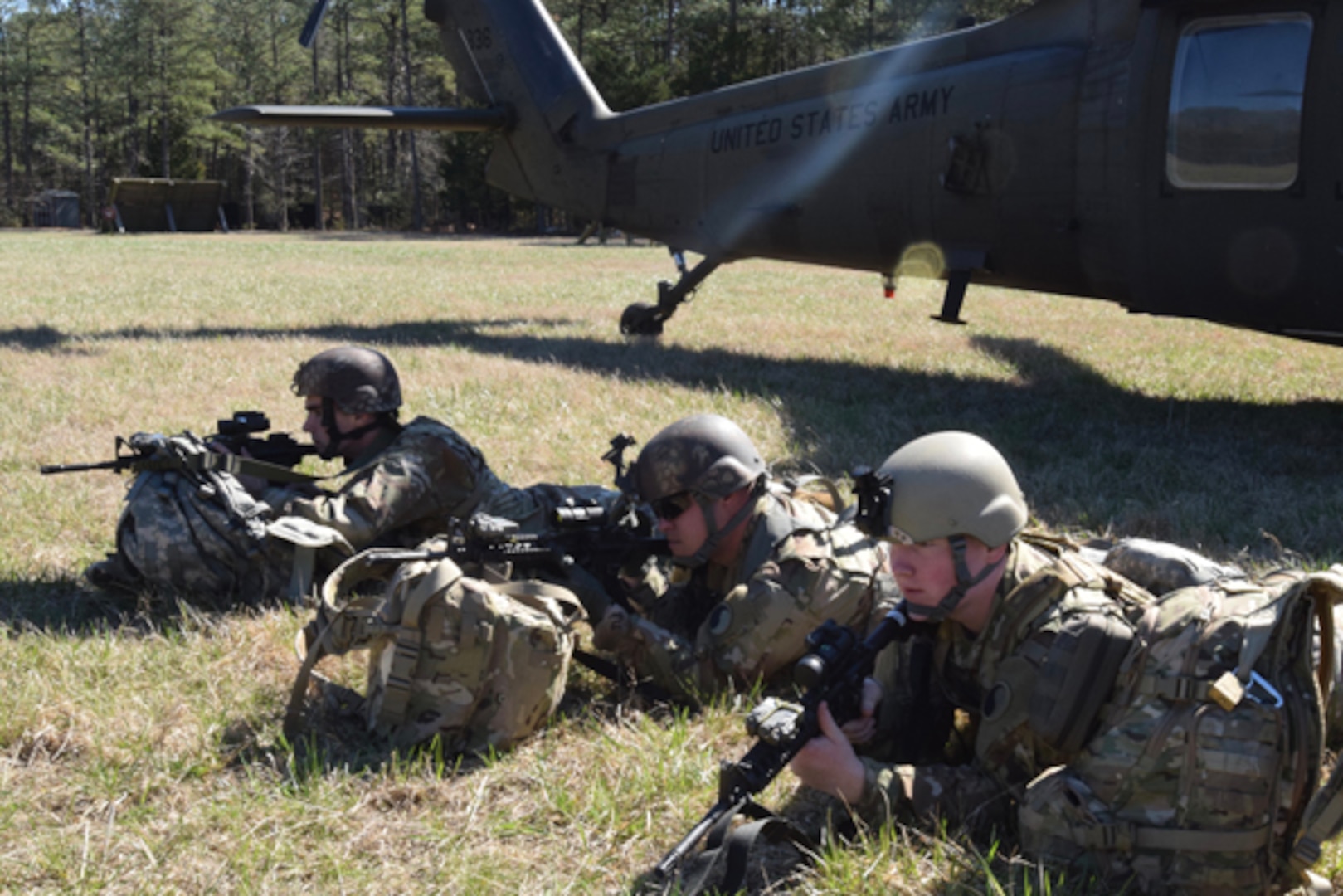 Red Dragons conduct individual, squad-level training at Pickett during March drill