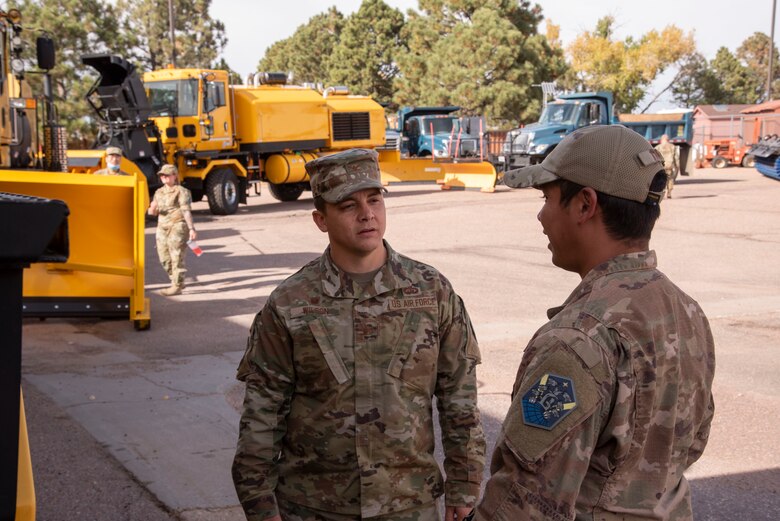 Each leader was paired with an instructor to teach them proper handling and safety techniques while operating the equipment. (U.S. Space Force photo by Airman 1st Class Aaron Edwards)