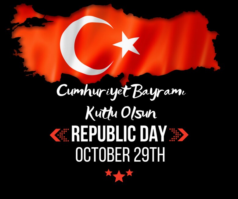 graphic showing Turkish flag
