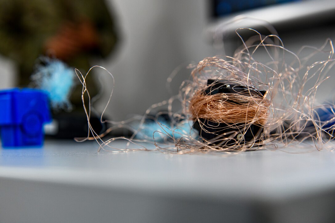 Security Forces Airmen must complete Taser training, which includes enduring a Taser shock, before they are qualified to carry one on duty.