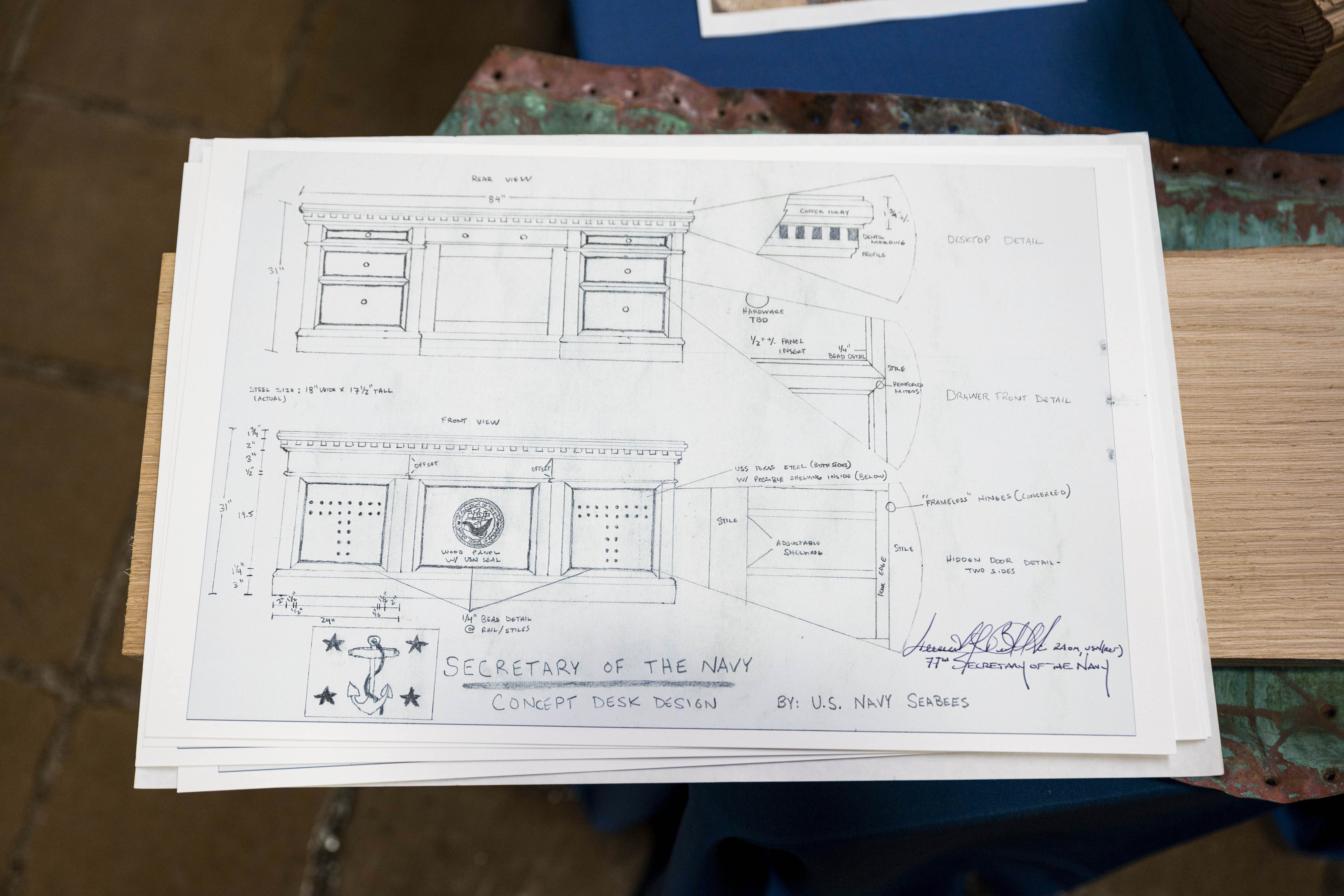 Desk Blueprint