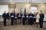 Several alumni of the Coast Guard Academy were inducted into the Hall of Heroes, here, Oct. 22, 2021. The Hall of Heroes, located on the quarterdeck of Chase Hall, is a place that honors the sacrifices Coast Guard officers have made while serving their country. (U.S. Coast Guard photo by Petty Officer 3rd Class Matthew Abban)