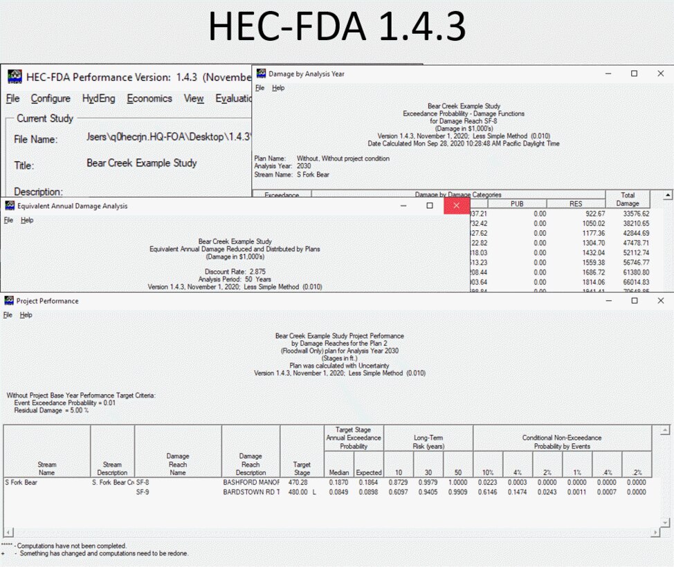 HEC-FDA 1.4.3