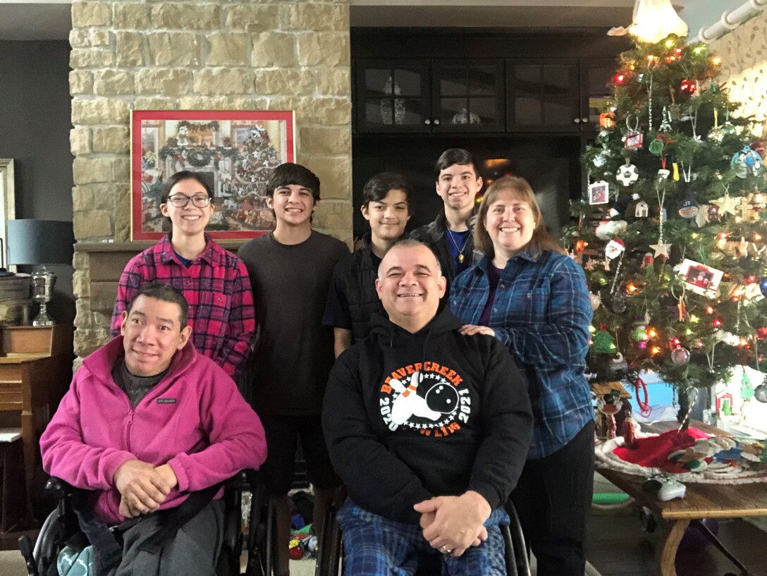 James Terpenning and family at Christmas
