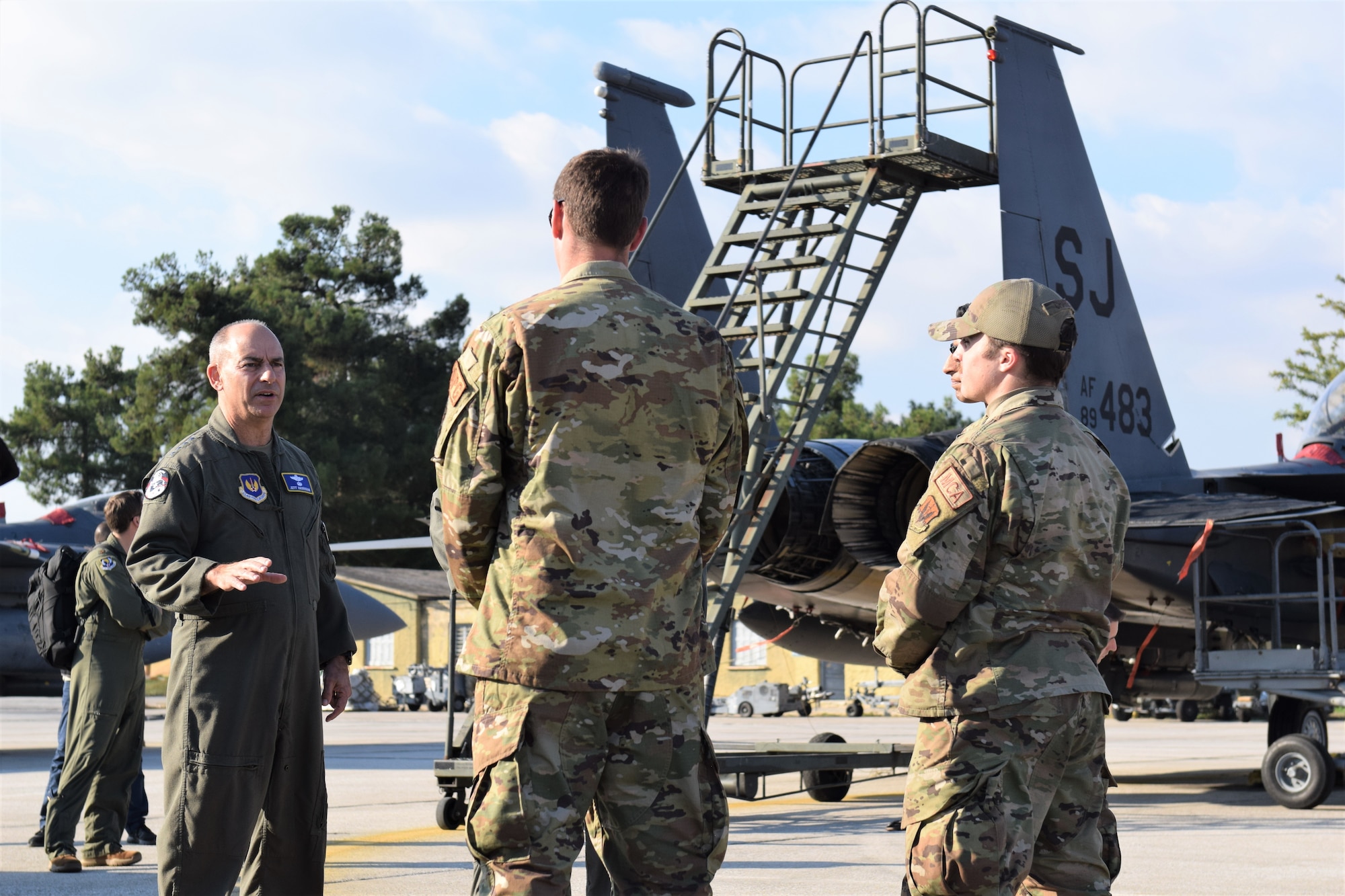 NATO Allied Air Command, USAFE commander visits Castle Forge