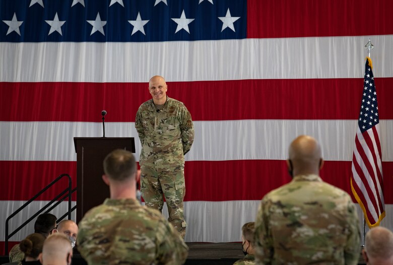Gen. Arnold Bunch speak at a Town Hall